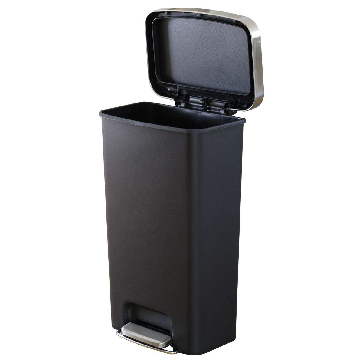 【大容量で家族のゴミも安心】45Lの大容量ながらスリムな設計で、日々のゴミもしっかり受け止め、頻繁なゴミ捨ての手間を軽減します。