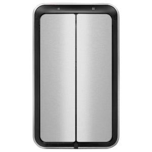 【スマートな操作性】デジタルパネルのシンプルなアイコンで、フタの開閉状態やモードを直感的に把握できます。