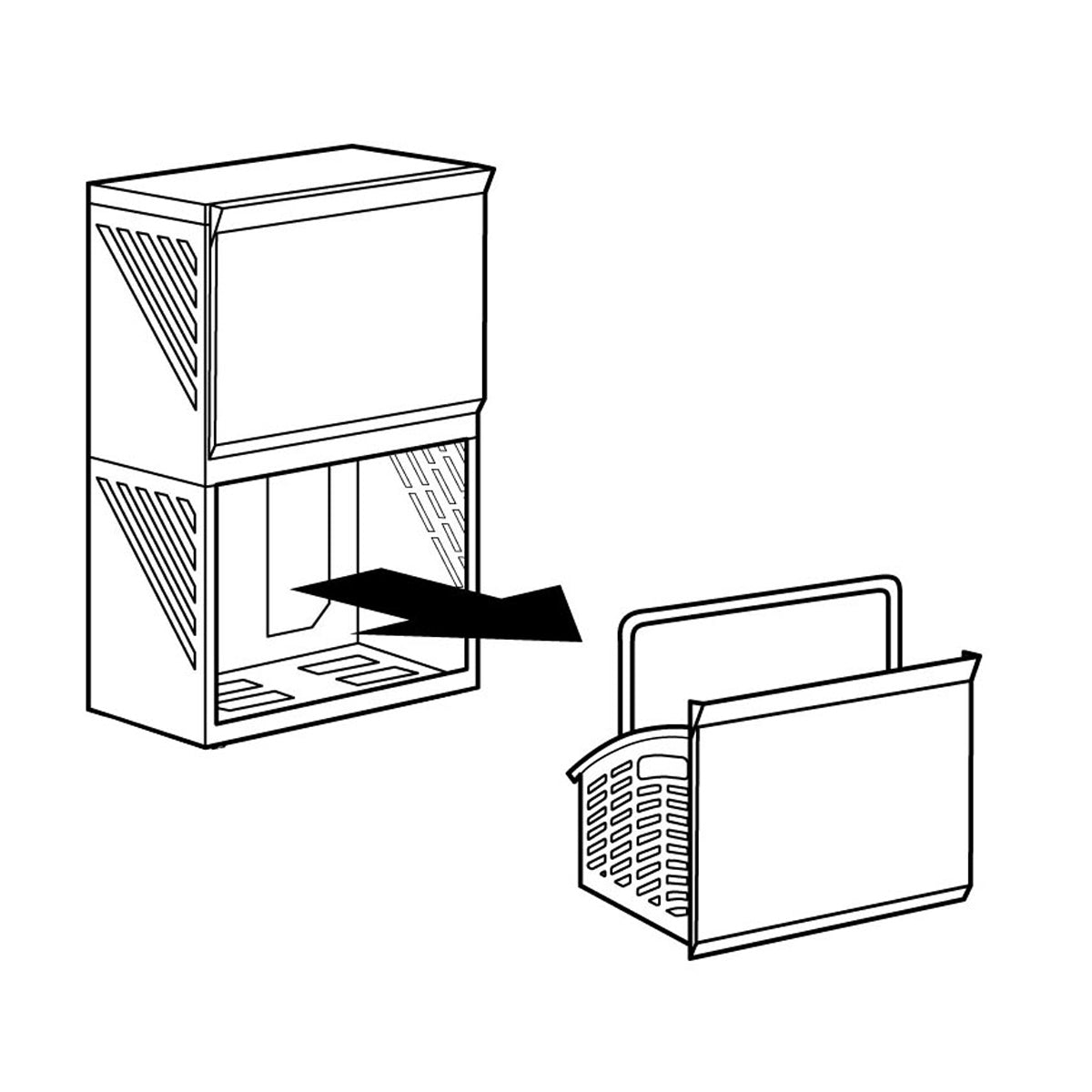 【簡単組立で届いてすぐに使える】差し込み式のキャスターとバスケットをセットするだけで、すぐに使い始められます。