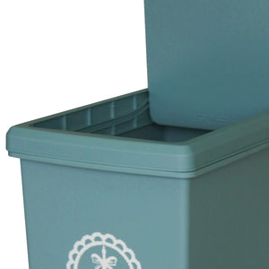 【隠せる袋止め機能】ポリ袋が外から見えない内側フックで、生活感を隠してスマートな印象を保ちます。