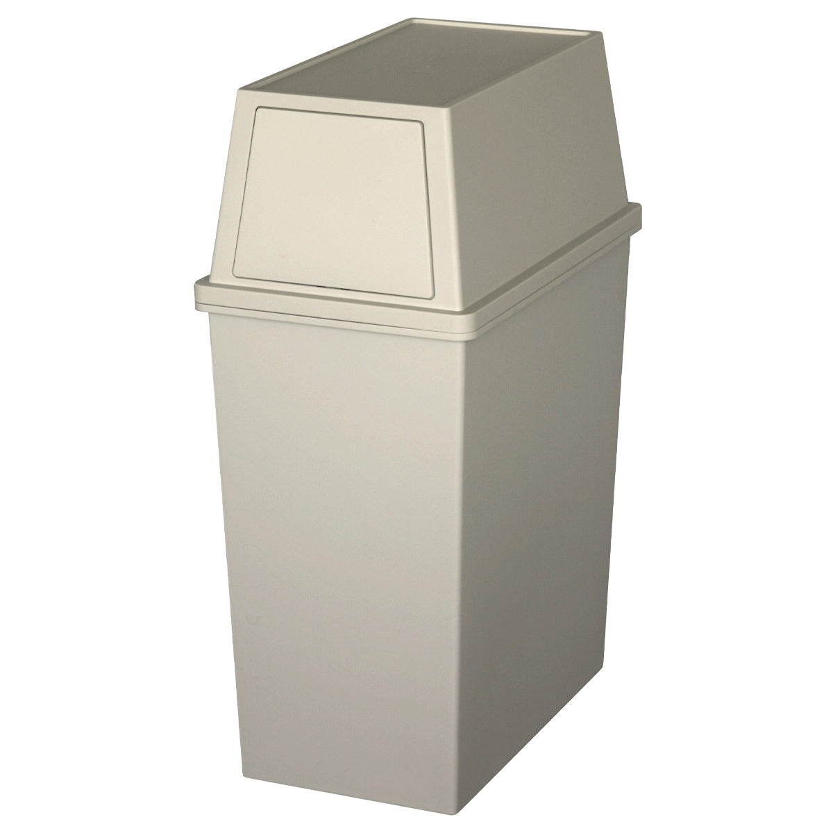 【優しい空間を演出する色合い】
ミルクティーベージュの優しい色合いがナチュラルな空間を演出し、ワンプッシュで開閉できるフラップ扉と袋が見えない袋止め機能で、生活感を隠した美しい暮らしが始まります。