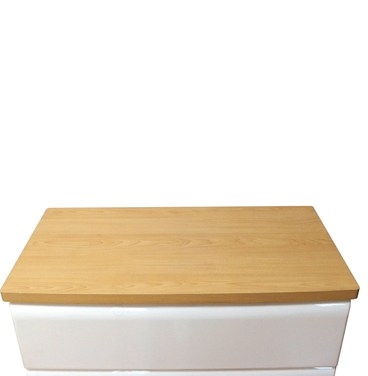 【温もり感じる木目天板】小物を飾って楽しんだり、目覚まし時計を置いたり、様々な使い方ができる頑丈な天板です。