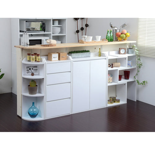 カウンター下収納 4点セット