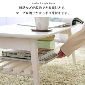 【スマートな収納力】散らかりがちなリビング小物をサッと片付け、いつも綺麗なテーブルを保てます。