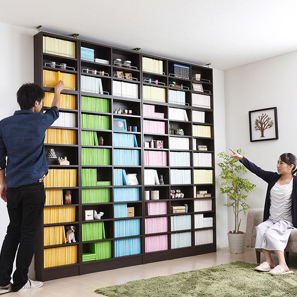 176>　中古書棚　ブックシェルフ　エナメル加工　幅800×奥行400×高さ1800mm オープン書庫 6段 幅900×奥行295×高さ1800mm キャビネット 本棚 ABK