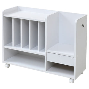 【お部屋が片付く魔法の1台】
ランドセルからお稽古バッグ、文房具までこの一台にまとめられ、清潔感のあるホワイトカラーがお部屋を明るく広く見せてくれます。