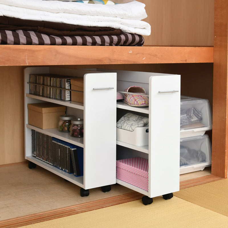 【隠れた大容量収納】押入れのデッドスペースを有効活用、奥までたっぷり収納して、使う時だけサッと引き出せます。