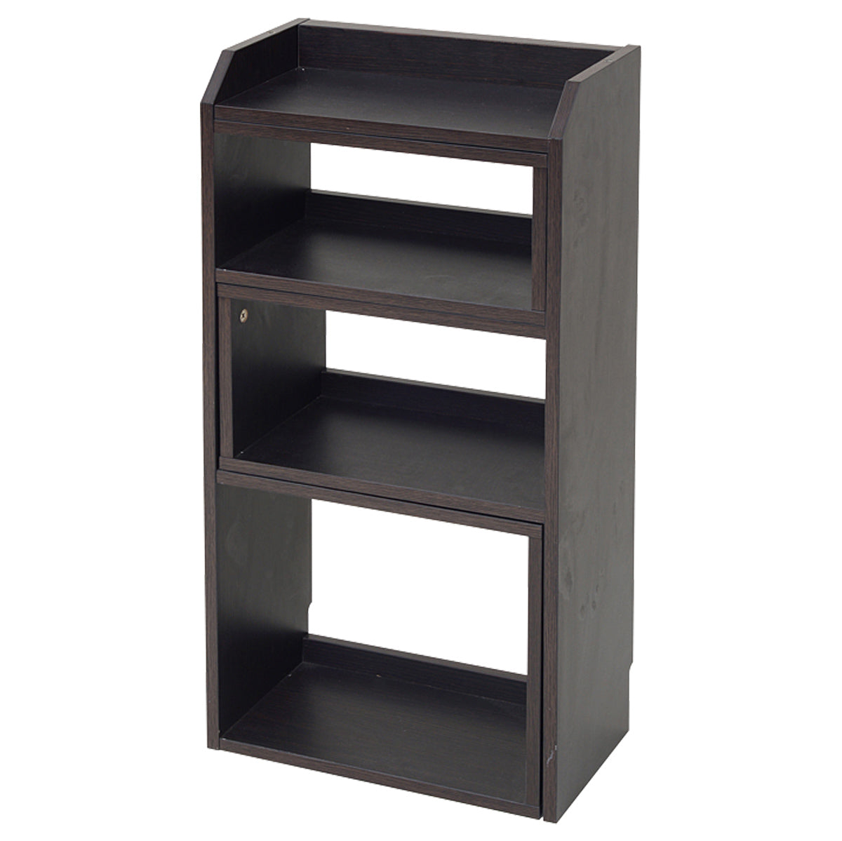 【シックな佇まいの万能ラック】単体使いでも存在感を放つ、洗練されたデザインの収納ラックです。