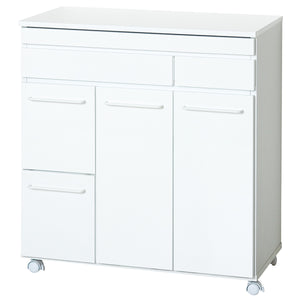 【キッチンに、洗練された存在感】
清潔感あふれるホワイトカラーと無駄のないデザインは、どんなテイストのキッチンにも自然に溶け込み、空間全体をすっきりと見せてくれます。