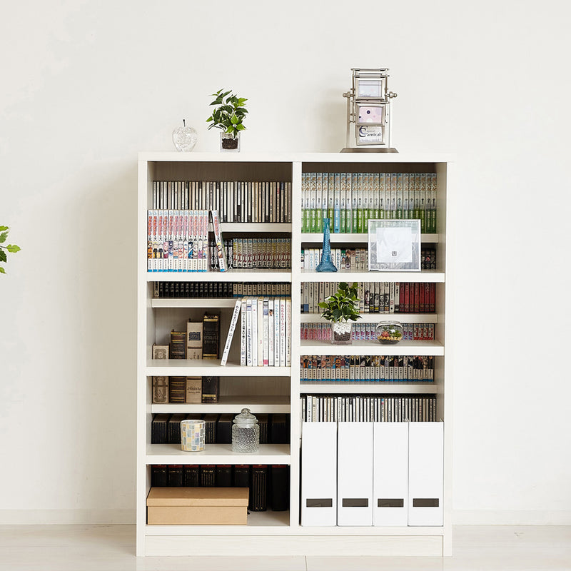 【お部屋が明るく片付く】清潔感あふれるホワイトオーク色で、どんな空間にも自然と馴染みます。