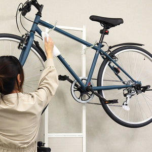 【メンテナンスも楽々】自転車を安定して保持できるので、室内での清掃や簡単な整備も快適に行えます。