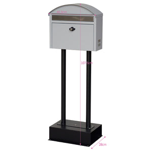 【ちょうどいい、絶妙なサイズ感】
高すぎず低すぎない使いやすい高さだから、郵便配達員の方にも、取り出すご自身の身長にも左右されにくい、使う人みんなに優しい設計です。