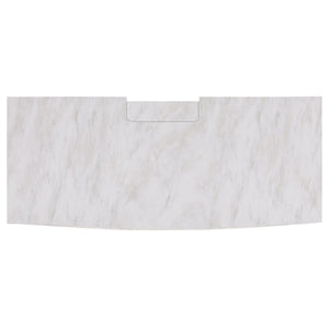 【上質なマーブル天板】エレガントなマーブル柄の天板は、配線サクリ付きでAV機器もすっきり収まります。