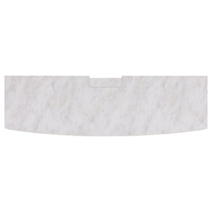 【スマート配線設計】天板中央の配線穴で、テレビやAV機器のケーブルをすっきりまとめて隠せます。