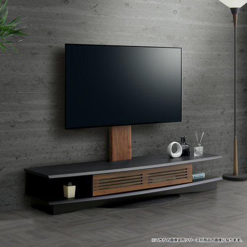 ズワルト TVボード180+スウィングテレビスタンドロータイプセット（W1800×D548×H998-1158）