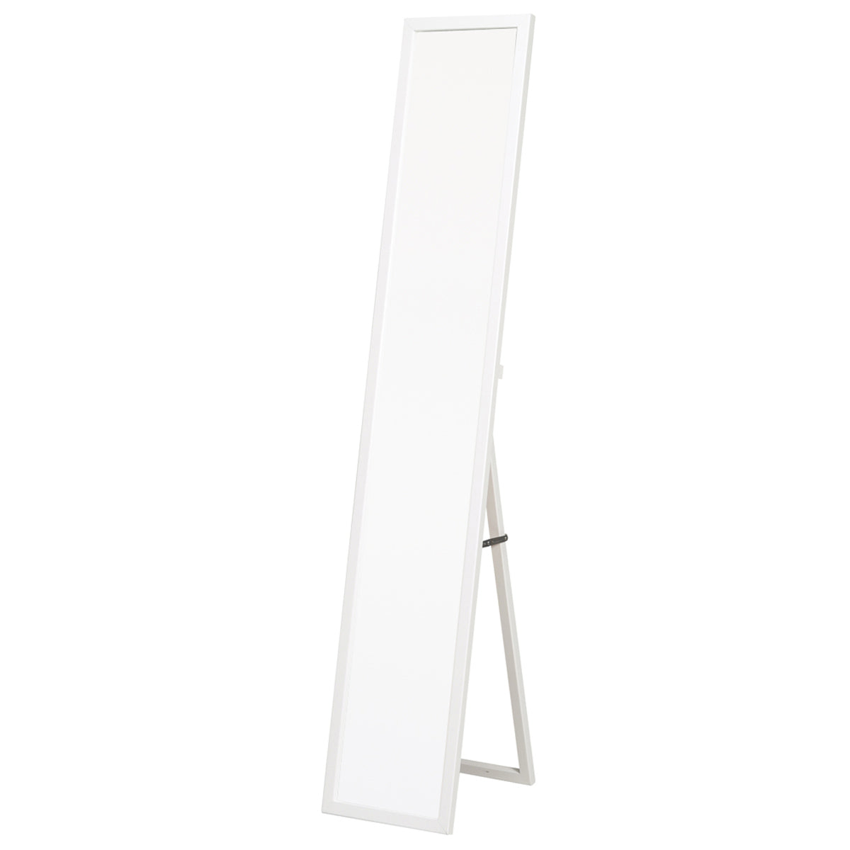 【毎日のコーディネートチェックに】全身をしっかりと映し出すワイドなミラーは、お出かけ前のスタイル確認に欠かせません。