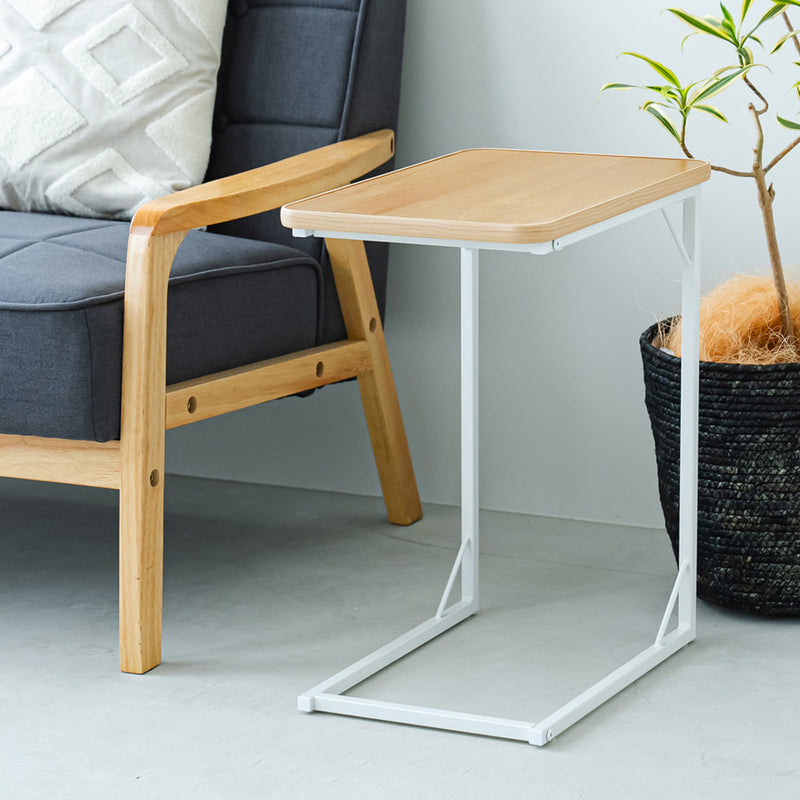 スクエアサイドテーブル ラテ（W450×D300×H530）