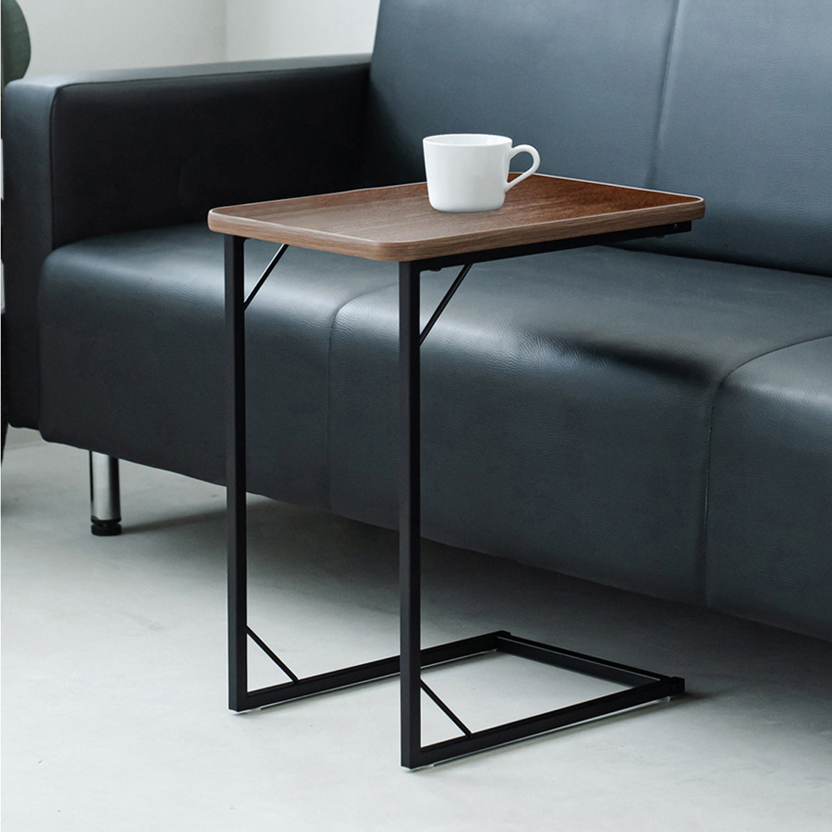 スクエアサイドテーブル ラテ（W450×D300×H530）