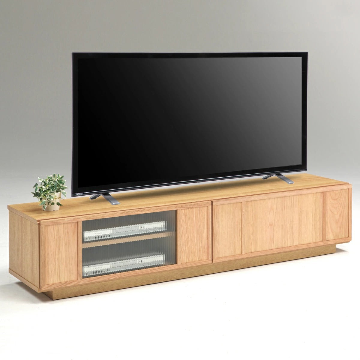 【最終値下げ】テレビボード(4月中旬までの出品) XANDER DESIGNS JULIE TV BOARD 1600 WHITE OAK / サンダーデザイン