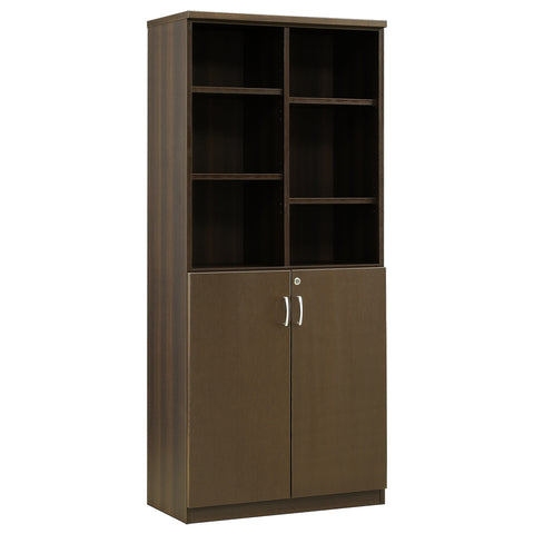 国産役員用オープン棚付き書庫（W805×D400×H1820）