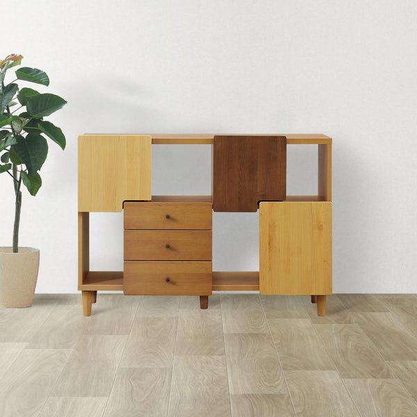 大川家具☆オスロ サイドボード ワイドタイプ（W1150×D320×H840）☆ 楽天市場】サイドボード ワイドタイプ W1150 D320 H840 OSLO 引き出し