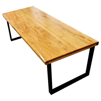 【高品質な仕上がり】世界に一つしかない杢目を味わえる、高品質な仕上がりのダイニングテーブル「ラフィネ」の横幅1800mmタイプです。