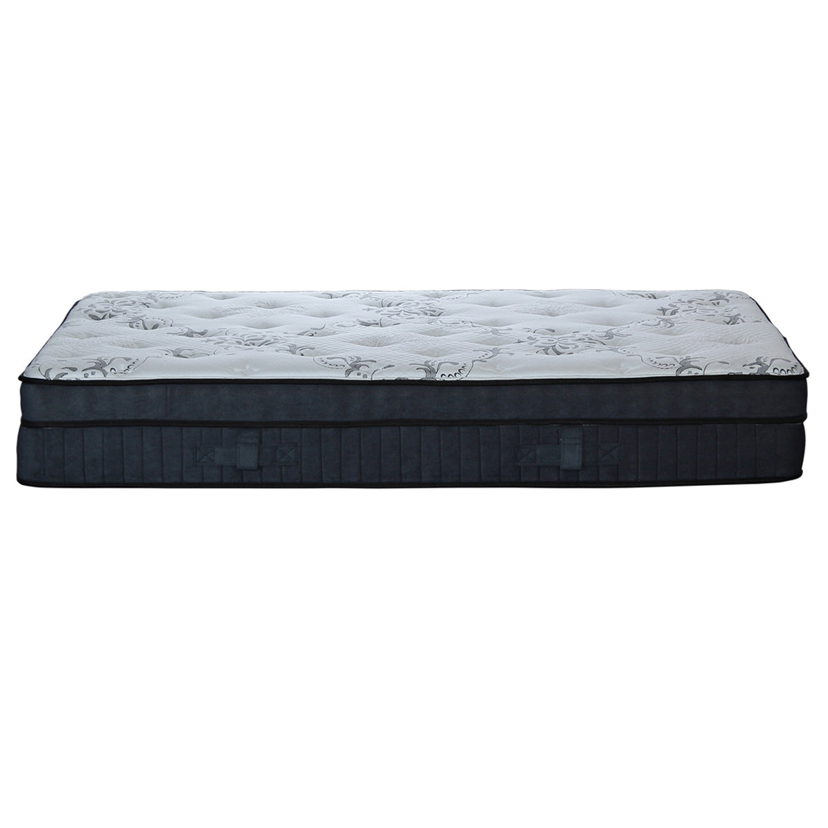 【洗練されたフォルム】しっとりとした質感の側面が、マットレス全体の美しさを一層引き立てます。