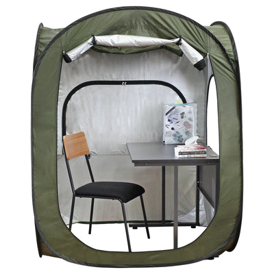 テレワーク中の隔離スペースの確保や、避難所のプライバシー確保のテントとしてオススメです。