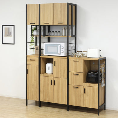 同シリーズの60-100や60-200の食器棚との組み合わせでより洗練された空間をつくることができます。