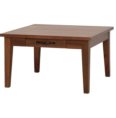 天然木とブラックのスチールとの異素材の組合せが、深みのある重厚的な雰囲気を演出するセンターテーブルです。