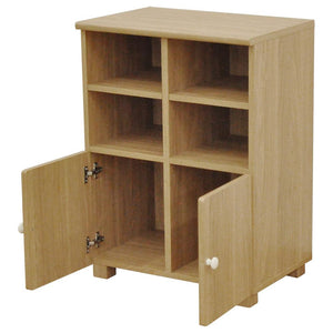 【自在な収納アレンジ】用途に合わせて扉の有無や棚板の高さ変更ができるので、様々なものを効率よく収納できます。