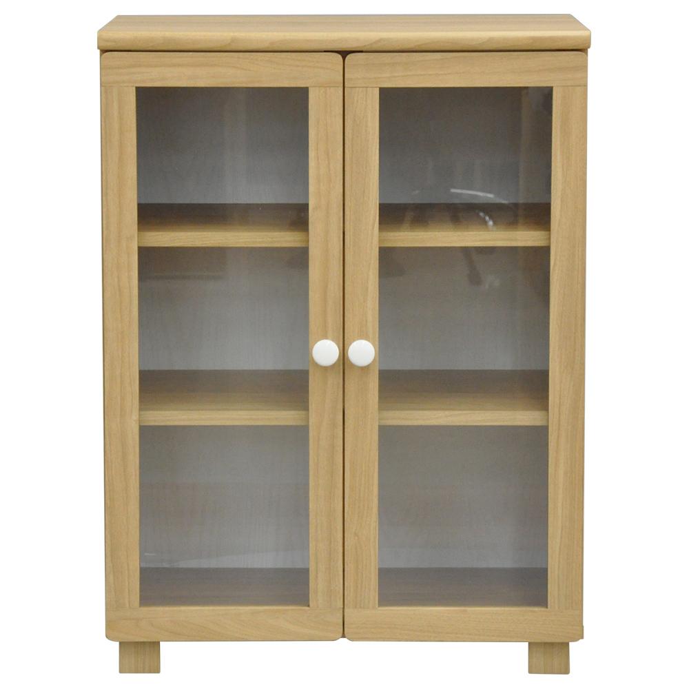 【見せる収納を楽しむキャビネット】
シンプルでベーシックなデザインは、キッチンから書斎まで場所を選ばず、ガラス扉がお気に入りのコレクションを美しく見せながら収納できます。