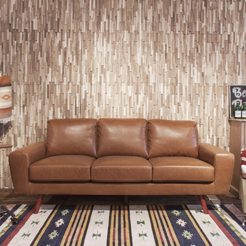 【空間の主役】ヴィンテージ感漂うブラウンレザーが、どんなお部屋も上質なリビングへと昇華させます。