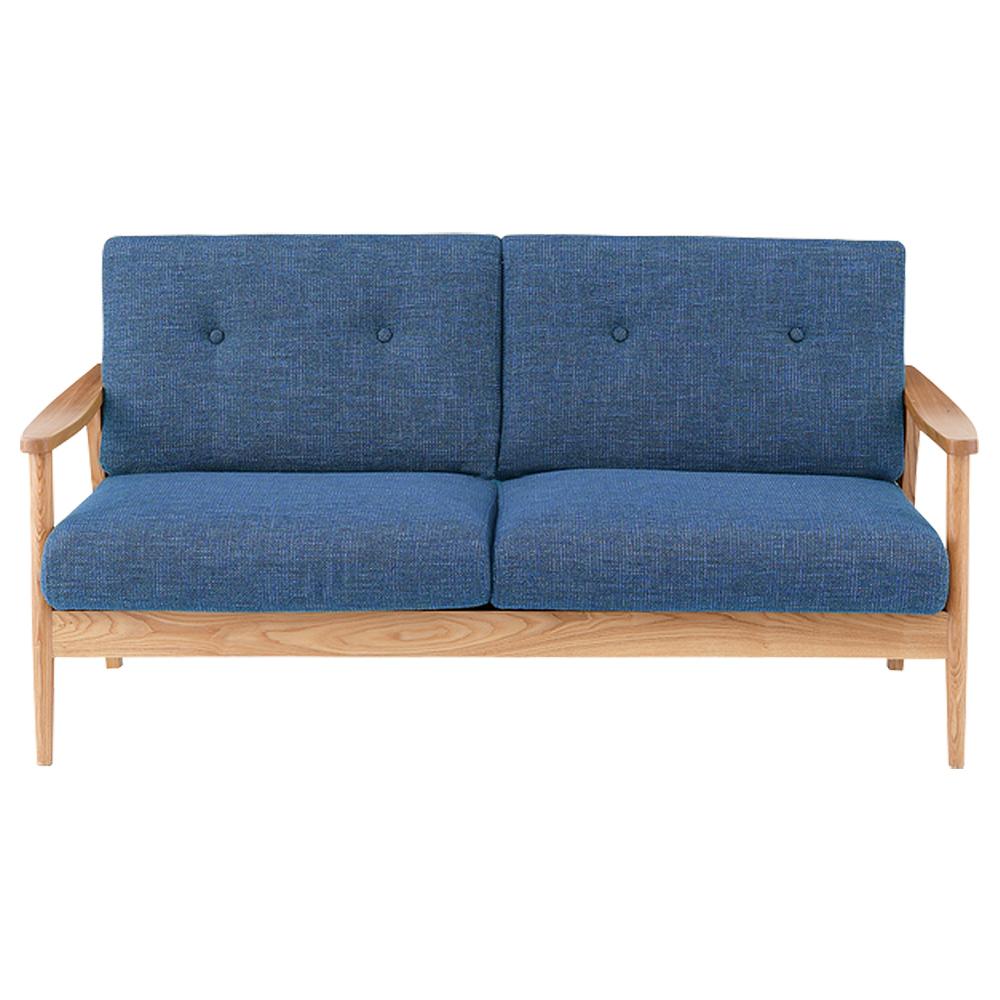 【リビングの主役に】お部屋に洗練された印象を与える、北欧デザインの2人掛けソファです。