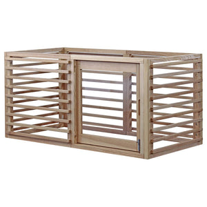 【優しい木目で魅せる】
温かみのあるナチュラルカラーは木目の美しさが際立ち、無垢のタモ材が持つ自然な風合いが空間に穏やかな印象を与えてくれます。