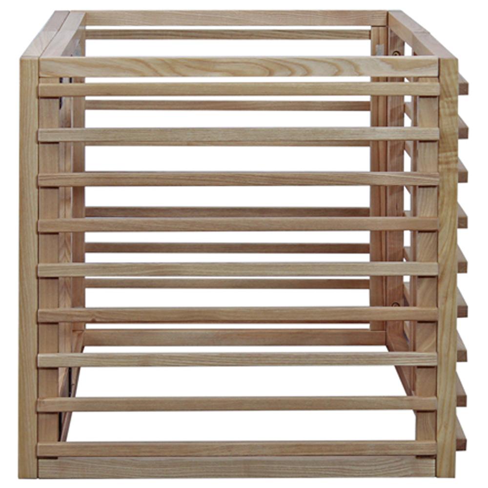 【どこから見ても整う】
側面のルーバー構造は通気性にも優れ、お部屋のどこに置いても美しく映える、機能美を追求したフォルムです。