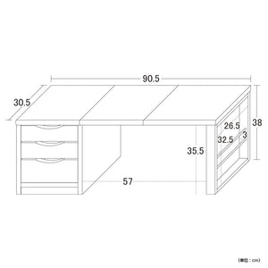 【設置場所をイメージ】詳細なサイズ表記で、お部屋のスペースに合うかじっくりとご確認いただけます。