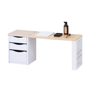 【書斎にもリビングにも】文机として集中したい作業に。和室にも洋室にも馴染むシンプルなデザインです。