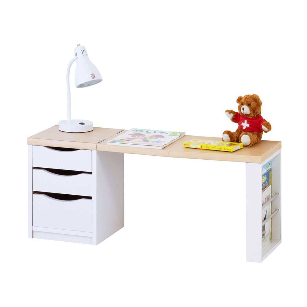 【お子様の学習にも最適】お子様のリビング学習や遊び場にも。成長に合わせて長く使えるローデスクです。