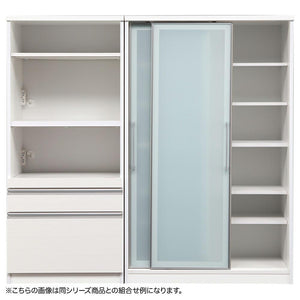 【暮らしに合わせて組合せは自由】単体での使用はもちろん、シリーズで揃えることで収納力が格段にアップし、まるで造り付け家具のような統一感のある、あなただけの理想のキッチン空間をデザインできます。