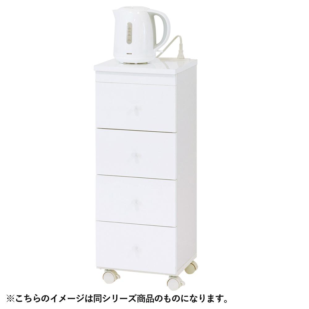 【天板を有効活用】電気ケトルやコーヒーメーカーなど、家電を置けばミニ家電ラックとしても活躍します、天板のコンセントでスマートに給電できます。