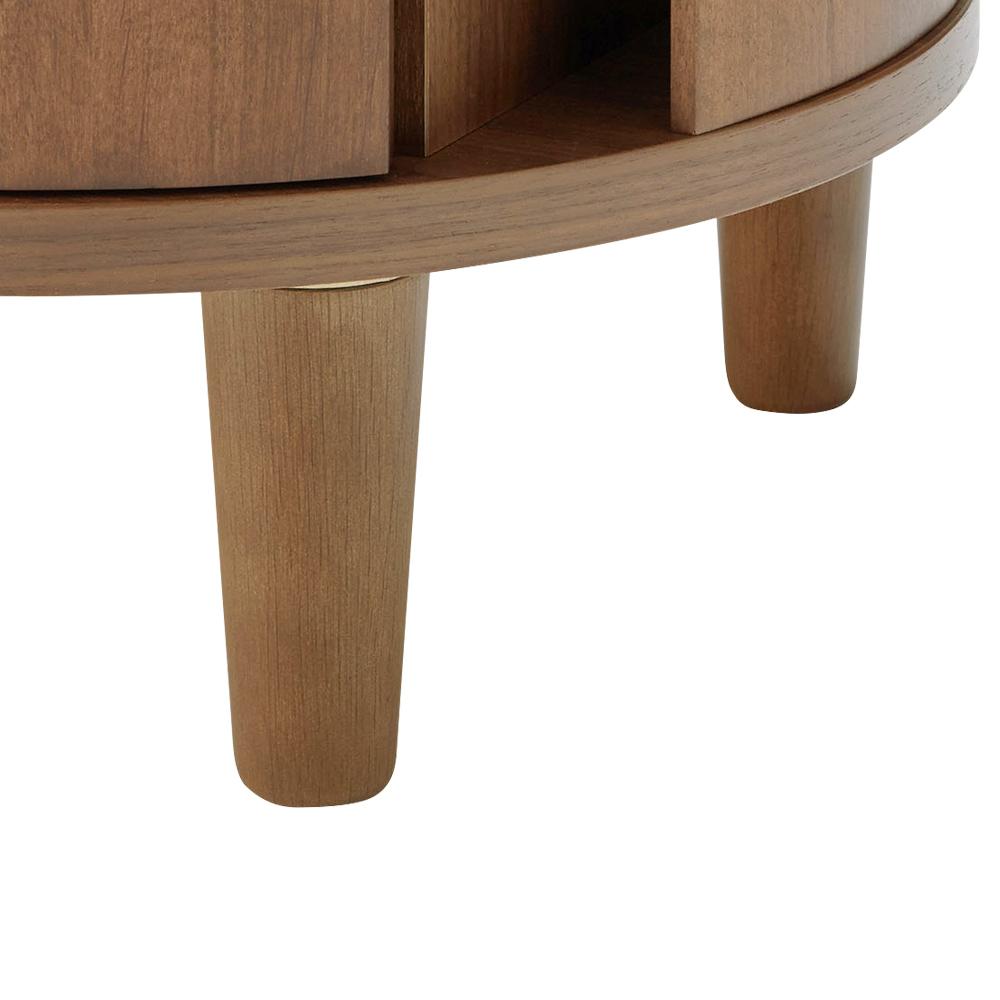 【安定感ある脚】しっかりと丈夫な6本の脚で支えるので、安定感のあるキャビネットです。