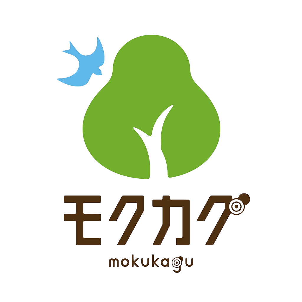 モクカグ ロゴ コンセプト